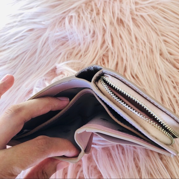 Kate Spade Joeley Medium bifold Wallet Rose Gold - Picture 7 of 8